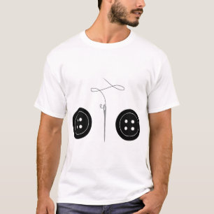 T-shirt coraline jones mignonne comme un bouton