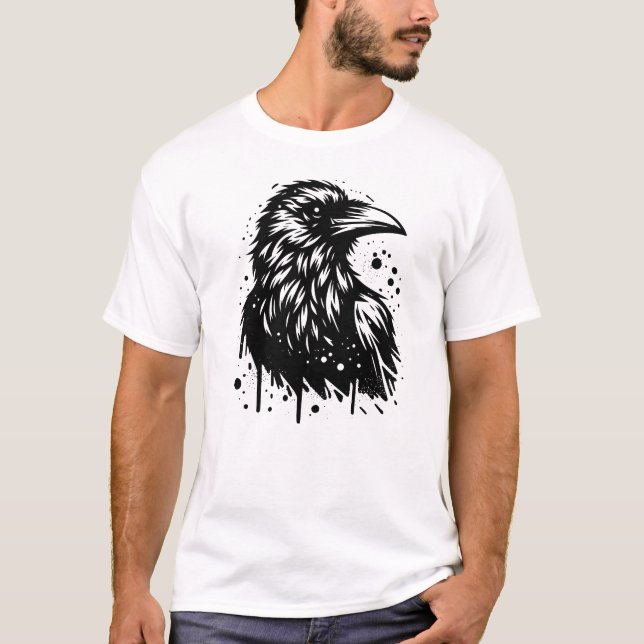 T-shirt Corbeau (Devant)