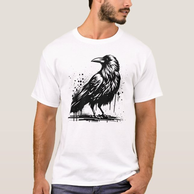 T-shirt Corbeau (Devant)