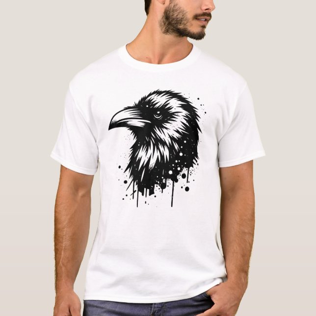T-shirt Corbeau (Devant)