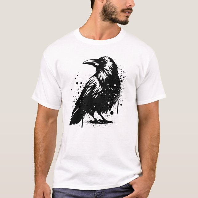 T-shirt Corbeau (Devant)