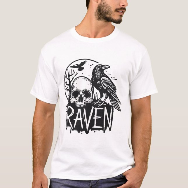 T-shirt Corbeau (Devant)