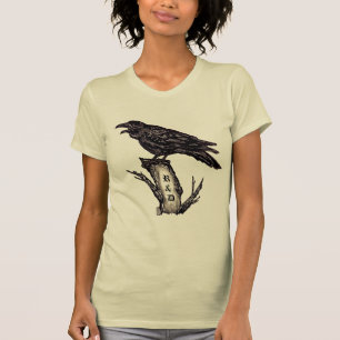 T-shirt Corbeau / Chemise Crow personnalisée, Art original