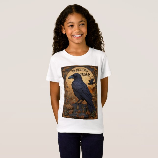 T-Shirt Corbeau d'ombre (Devant entier)