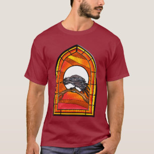 T-shirt Corbeau en verre tendu