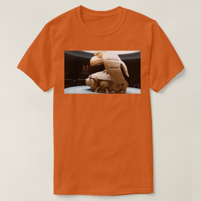 T-shirt Corbeau Et Premiers Hommes (Design devant)