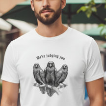 Corbeau gothique Nous vous jugeons Cadeau sarcasti