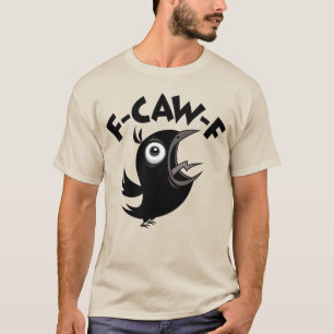 T-shirt Corbeau Grossier et Enragé Criant M-E-R-D-E