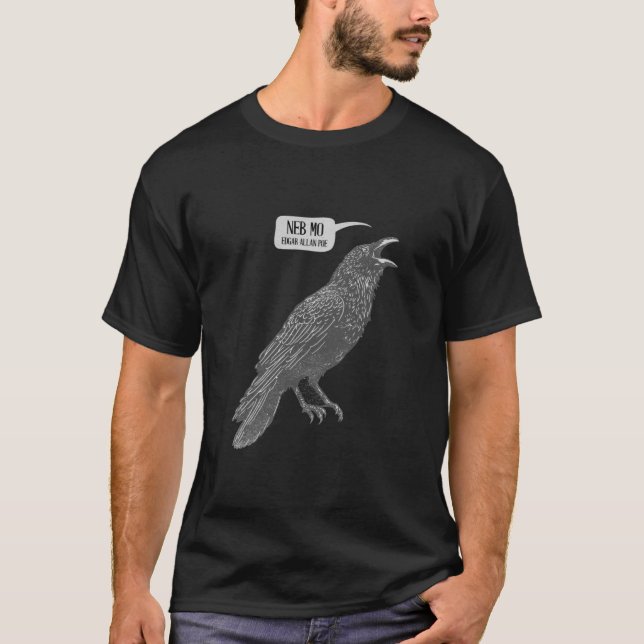 T-shirt Corbeau : "Neb Mo." (Devant)