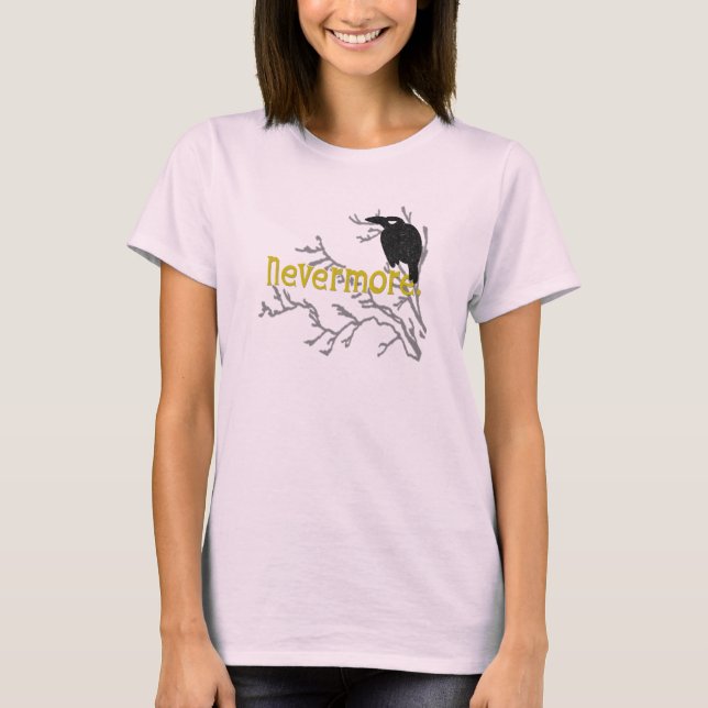T-shirt Corbeau Nevermore (Devant)