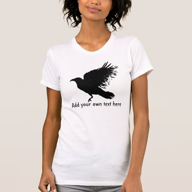 T-shirt Corbeau - noir (Devant)