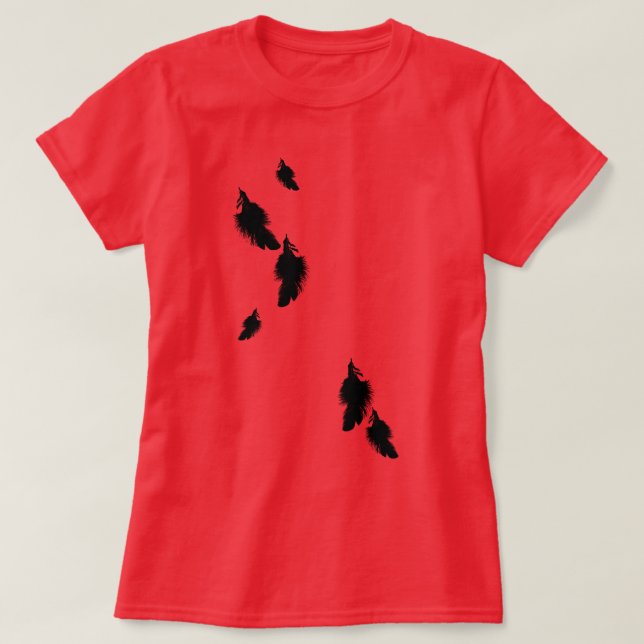 T-shirt Corbeau noir (Design devant)