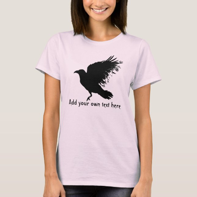 T-shirt Corbeau - noir (Devant)