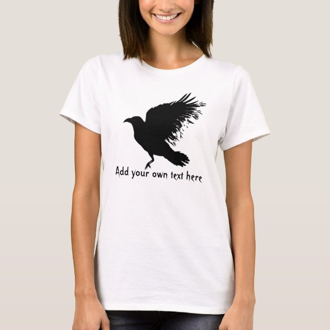T-shirt Corbeau - noir (Devant)