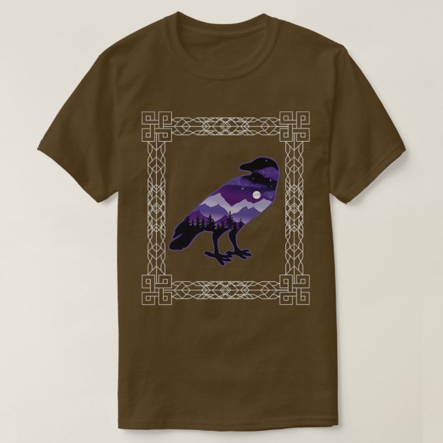 T-shirt Corbeau viking 1 (Design devant)