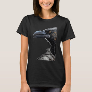 T-shirt Corbeau Viking Guerrier Norrois Style Vikings Corb