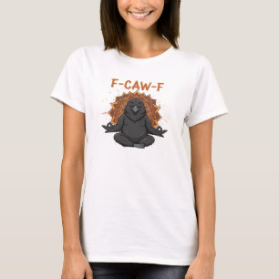 T-shirt Corbeau Zen FCri FCorbeau Fcawf Méditation Yoga Am