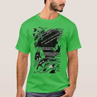 T-shirt Corbeaux de Lochranza, bande dessinée poème de jgh