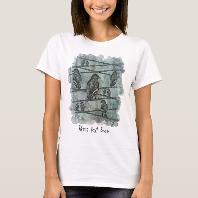 T-shirt Corbeaux Vogel (Devant)