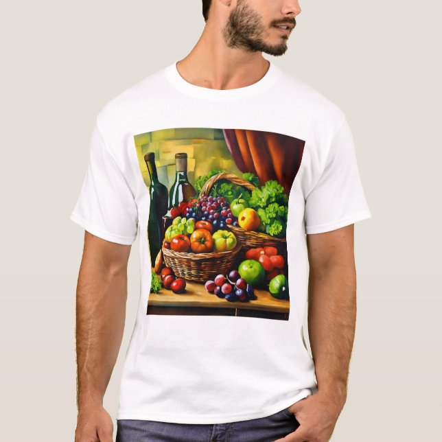 T-shirt corbeille de fruits cuisine (Devant)