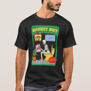 T-shirt Corbeille Diet Recettes végétaliennes Plan en 3 ét