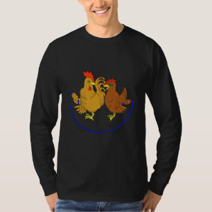 T-shirt Corde à demi-poule