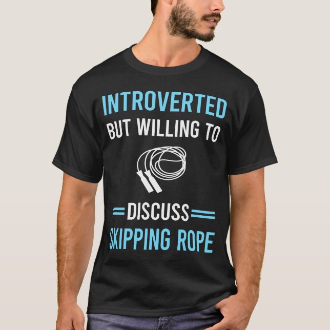 T-shirt Corde à sauter introverti (Devant)