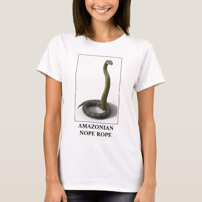 T-shirt Corde de Nope Amazonienne - Anaconda Snake Danger (Devant)