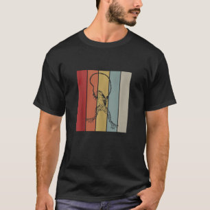 T-shirt Corde de pompage de grenouille Silhouett animal am