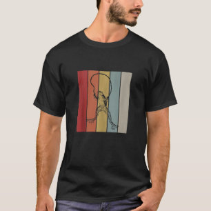 T-shirt Corde de pompage de grenouille Silhouett animal am