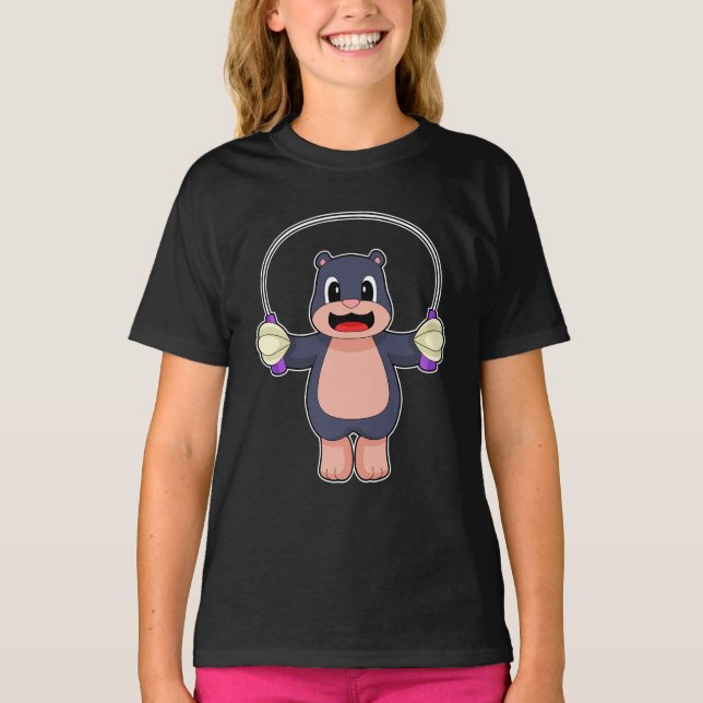 T-shirt Corde de taule sautant la corde de saut (Devant)