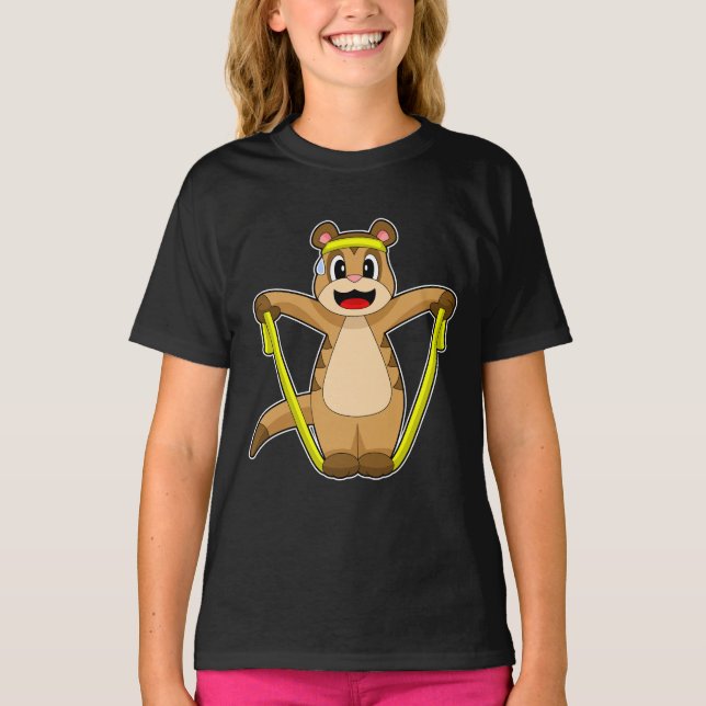 T-shirt Corde Meerkat saut corde (Devant)