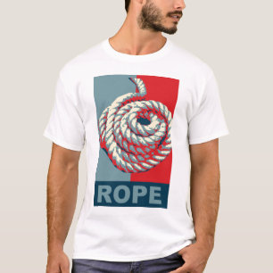 T-shirt Corde - Obama "espoir" charrient la pièce en t