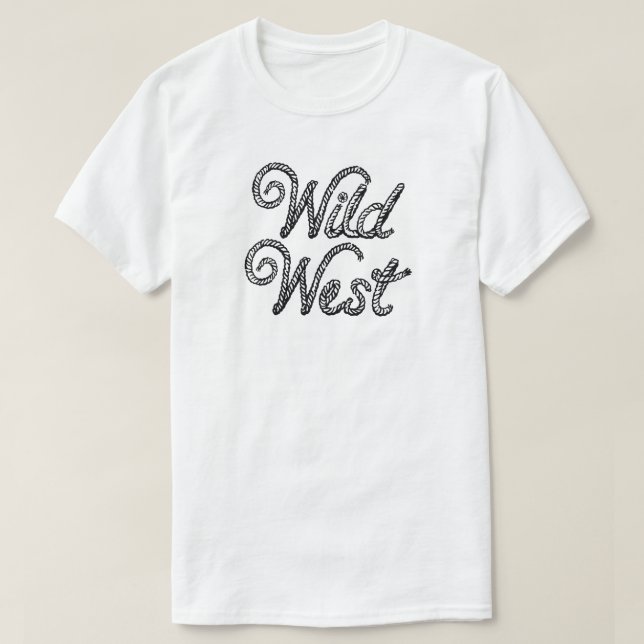 T-shirt Corde ouest sauvage (Design devant)