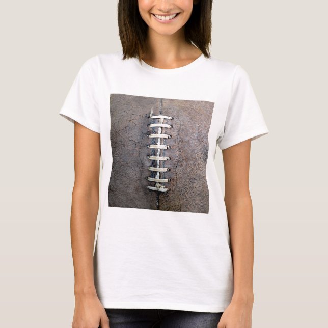 T-shirt Cordes de football verticales (Devant)