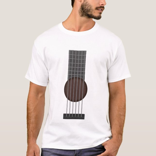 T-shirt Cordes de guitare (Devant)