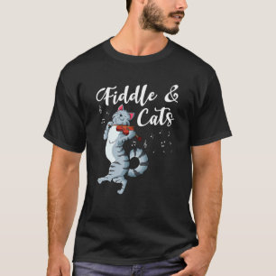 T-shirt Cordes d'instruments de musique country Fiddle et
