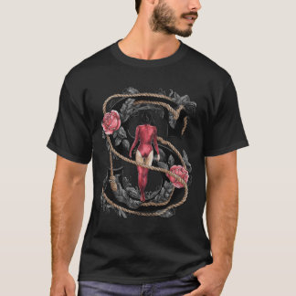 T-shirt Cordes et roses