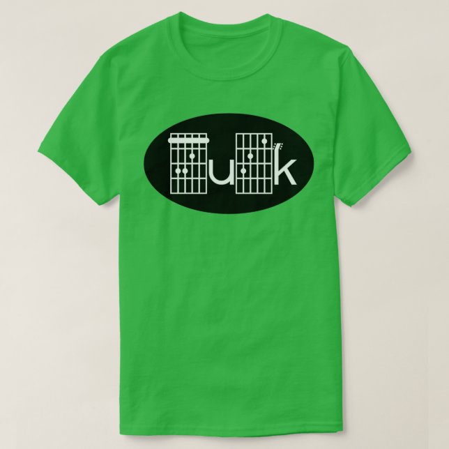 T-shirt cordons de guitare (Design devant)