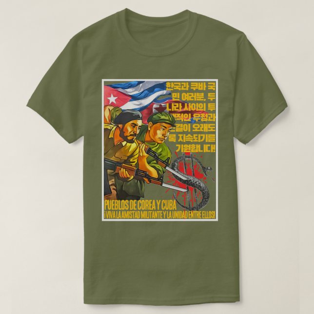 T-SHIRT COREA-CUBA (Design devant)