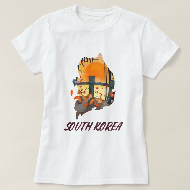 T-shirt Corée du Sud (Design devant)