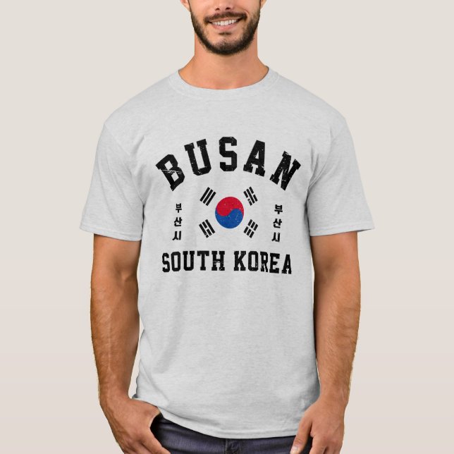 T-shirt Corée du Sud de Busan (Devant)