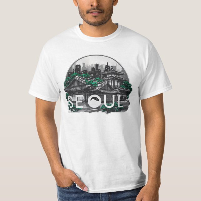 T-shirt Corée du Sud de Séoul (Devant)
