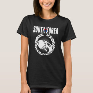 T-shirt Corée du Sud Tennis de table coréen Ping Pong supp
