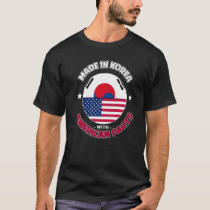 T-shirt Coréen Amérique de pièces Ancêtre Corée du Sud USA