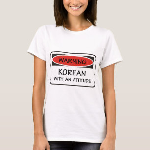 T-shirt Coréen avec une attitude