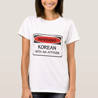 T-shirt Coréen avec une attitude