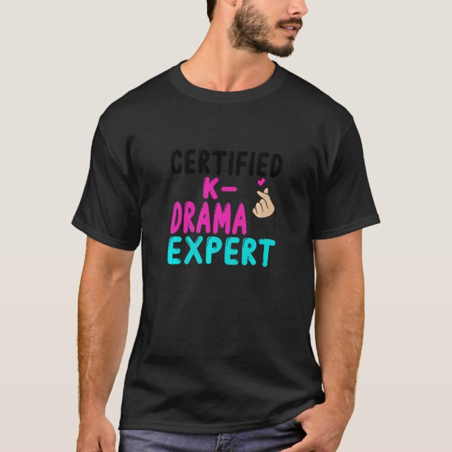 T-shirt Coréen Drama Kdrama Finger Heart 18 (Devant)
