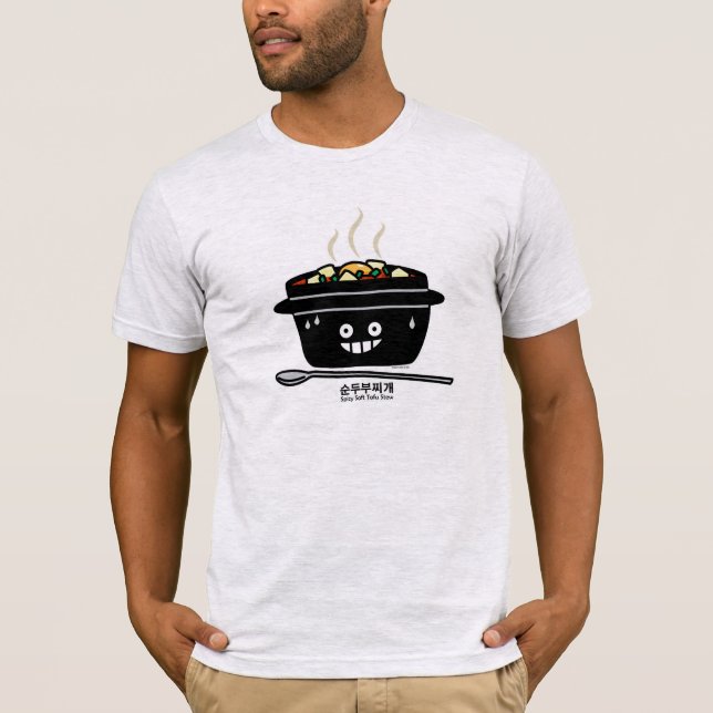 T-shirt Coréen Spicy Tofu Stew soupe Sundubu jjiges (Devant)