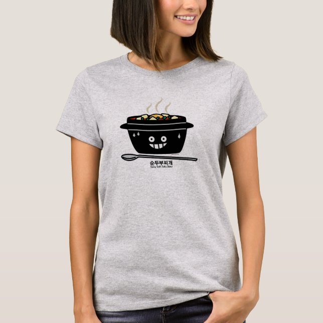 T-shirt Coréen Spicy Tofu Stew soupe Sundubu jjiges (Devant)